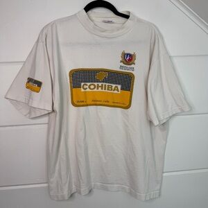 Vintage Cohiba Havana Club Cuban Cigar T Shirt Vintage XL White Promo Tee